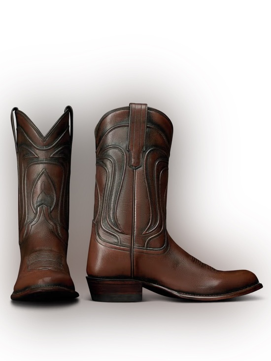 Tecovas Other - Tecovas The Cartwright Cowhide Cowboy Boots Iced Tea
